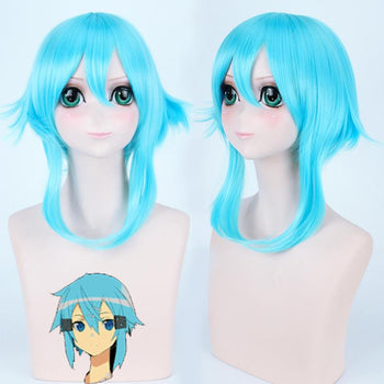 Light blue short cosplay wig only at Smart Wigs Melbourne VIC